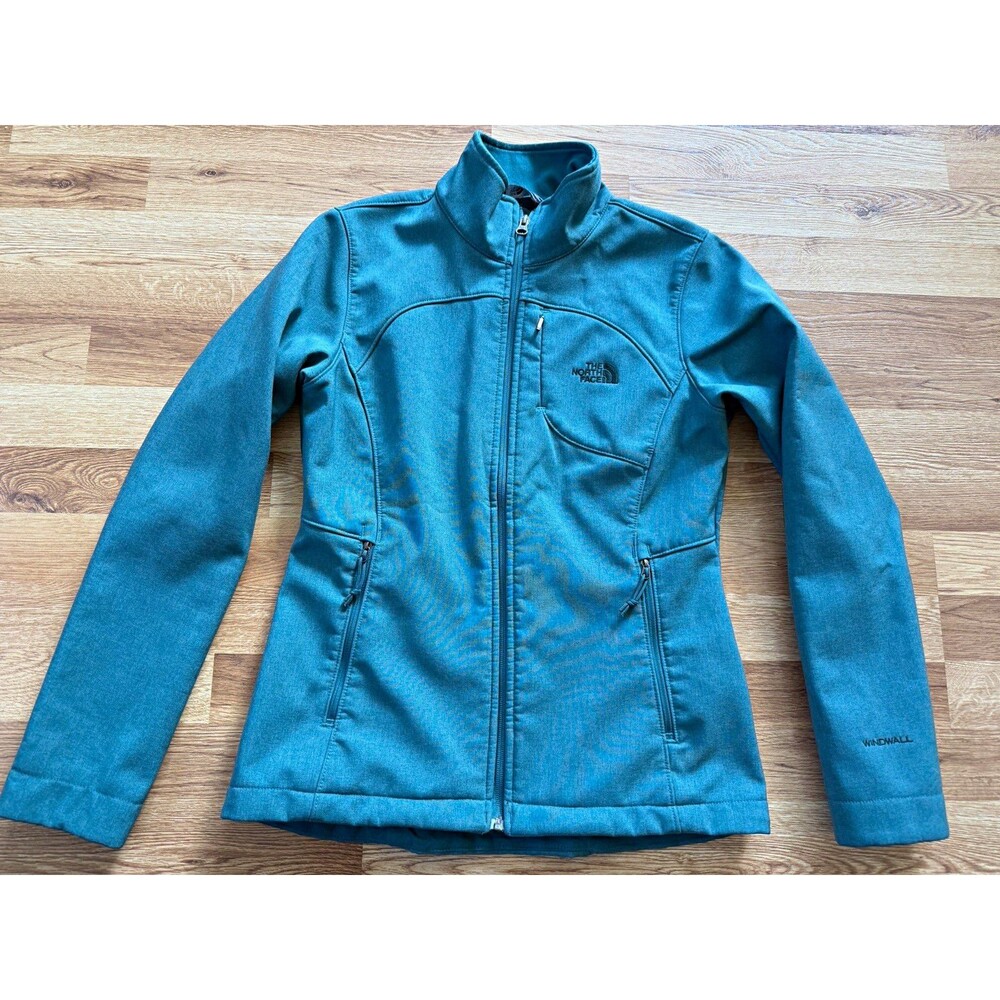 The North Face Women’s WindWall Green Fleece Full Zip Jacket Regular Fit S/P